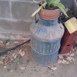 Copper Cream Dairy Can