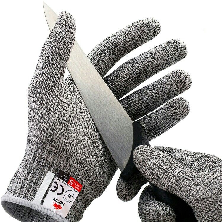 Two pairs of cut resistant gloves food grade