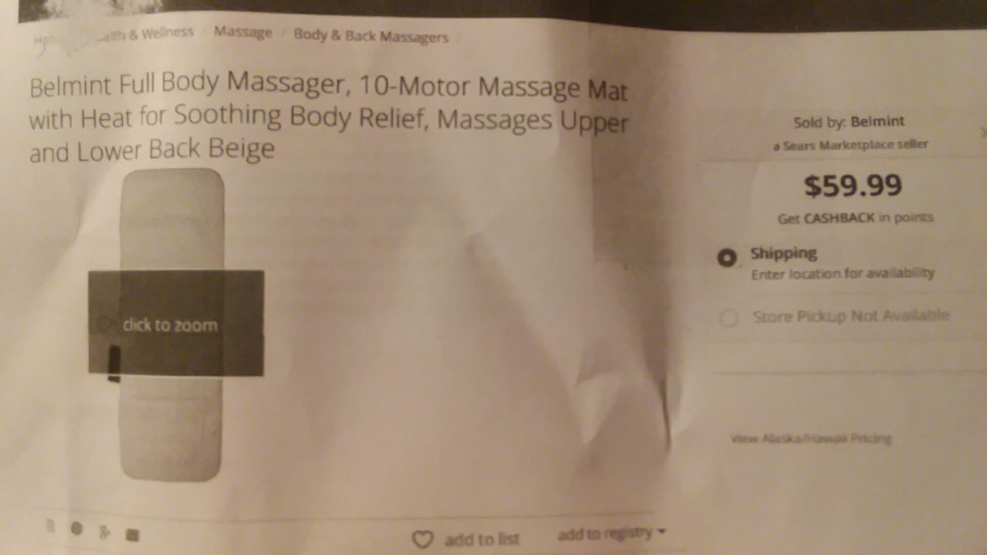 Back Massagers for sale in Tulsa, Oklahoma