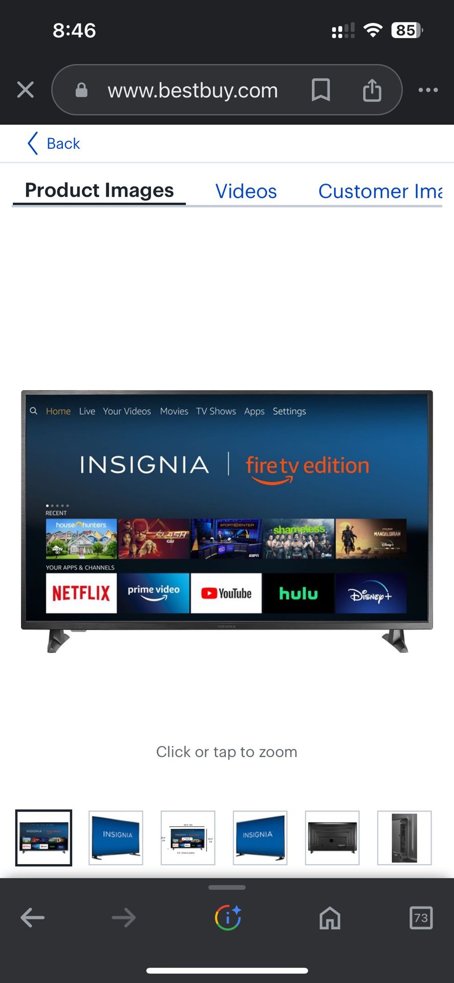 Insignia 55 Inch 4K Ultra HD Smart LED TV