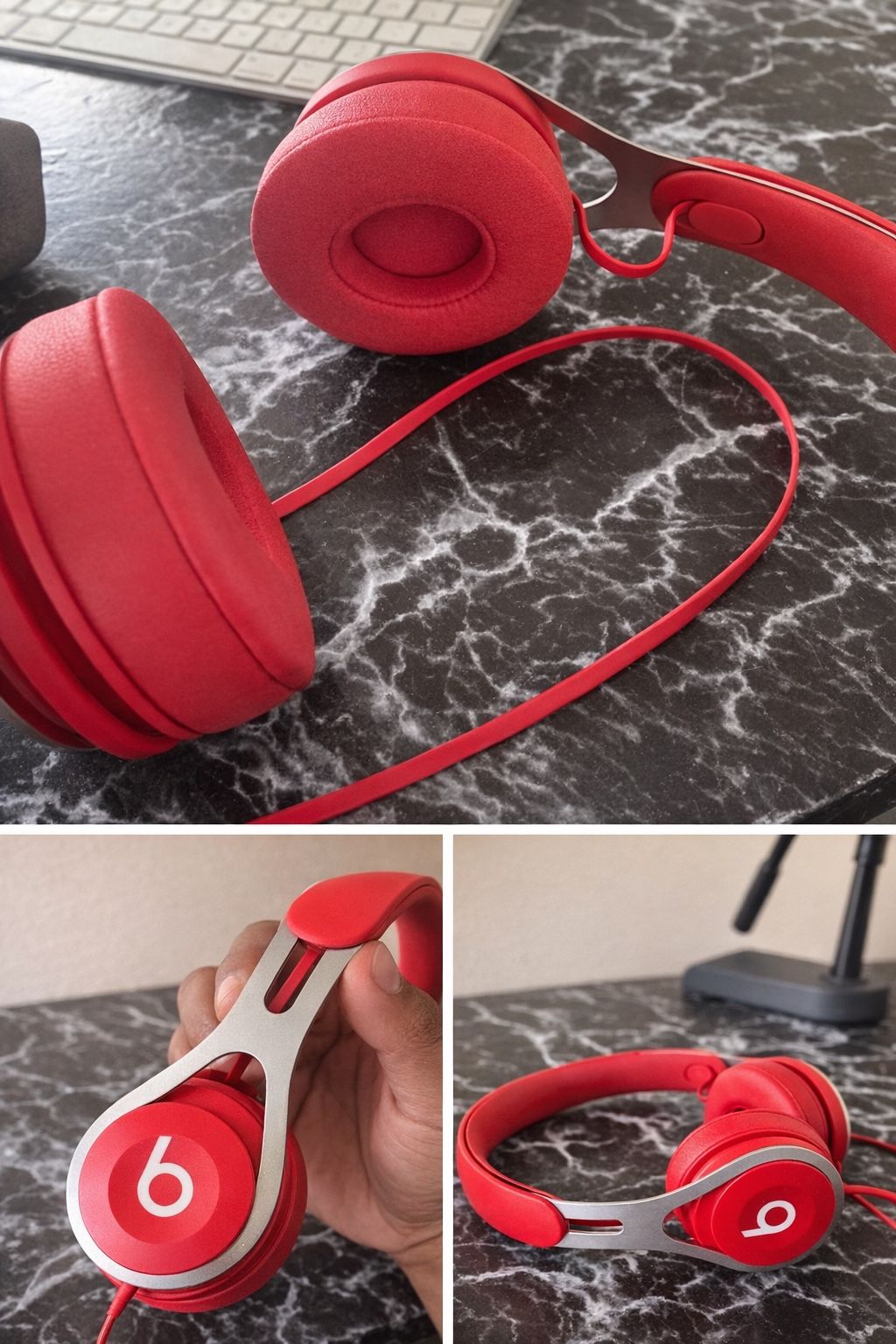 Beats Solo Wired Headphones – Red – Good Condition
