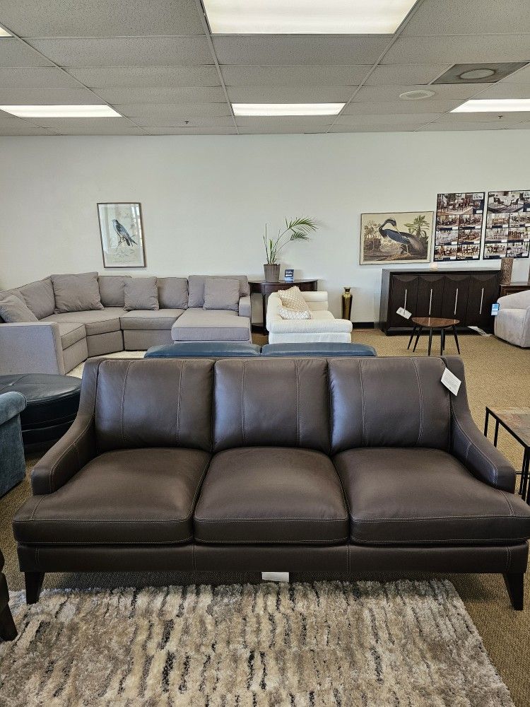 100 % Real Leather Sofa-Collyn
