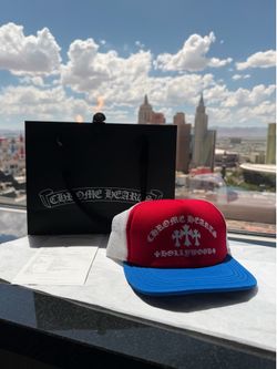 4th Of July Chrome Heart Trucker Hat