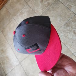 Hat, Red, Black, Grey