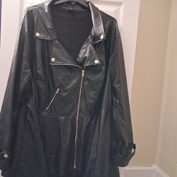 Faux leather jacket 8x