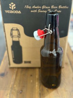 12oz brew bottles & gallon jar