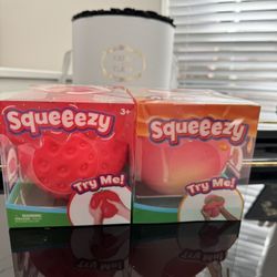 Peach And Strawberry Squishy Set! 