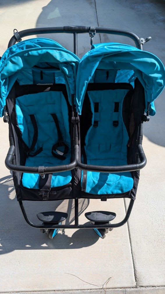 Zoe Double Stroller - Teal Color
