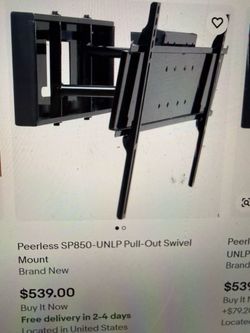 Heavy duty swivel TV wall mount