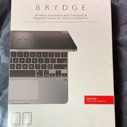 Wireless Keyboard with Trackpad & Magnetic Cover for 12.9- Inch iPad Pro