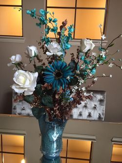 Beautiful vase with flowers