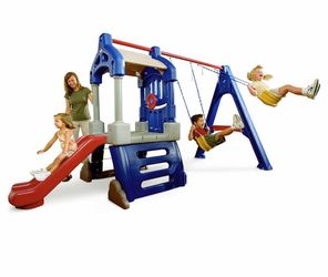 Little tykes swing slide play set
