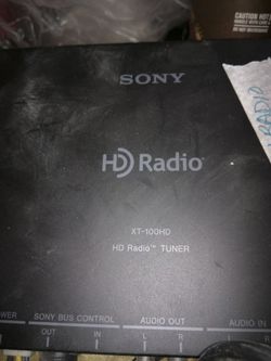 Sony HD Radio xt100 HD