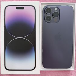 FACTORY UNLOCKED IPHONE 14 PRO MAX 256gb DEEP PURPLE