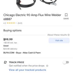 Chicago 90 Amp Flux Welder 