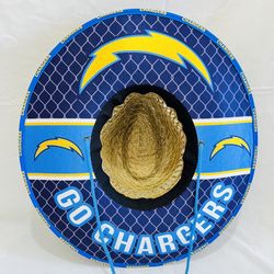 Los Angeles Chargers Straw hats just N time 4 the summer great gift 🎁 order now (I also have other Teams)
