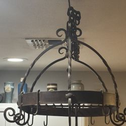 Rod Iron Pot Hanger Southwest Rustic