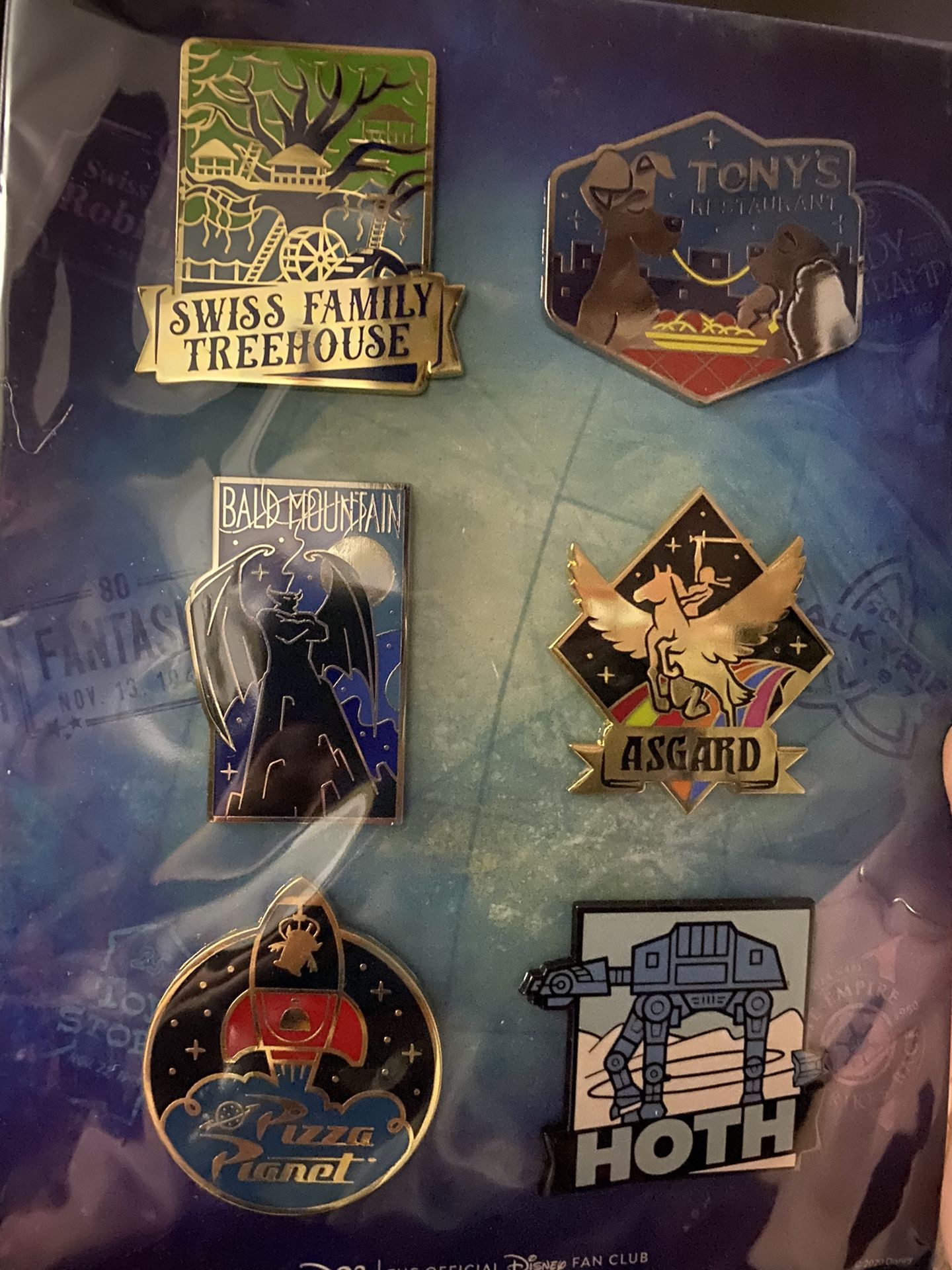 Disney limited release pin set D23