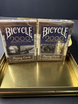 Bicycle Playing Cards 2000 Limited Edition Collector’s Playing Cards&Tin 2 Decks