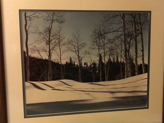 Tony Casper Numbered Photo Print - Winter Scene
