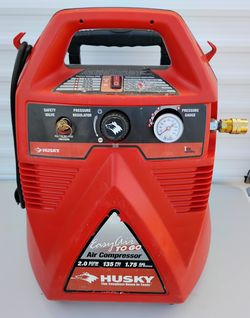 Husky Air Compressor 135psi 1.75gal