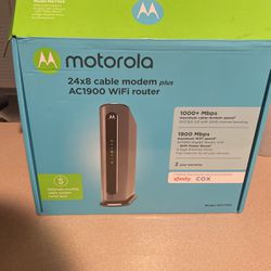 Motorola Cable And WiFi Modem