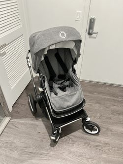 Bugaboo Fox 3 Stroller, 2022, Black, Grey Melange