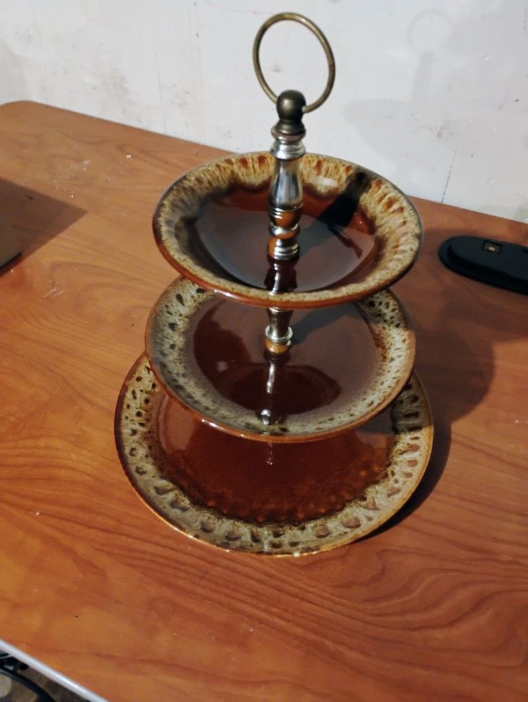 Vintage 3 Tier Serving Dish