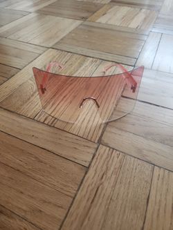 Pink Shield Sunglasses 