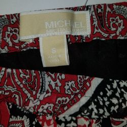 Michael Michael Kors Bandana Print Crepe Skirt, Multicolor