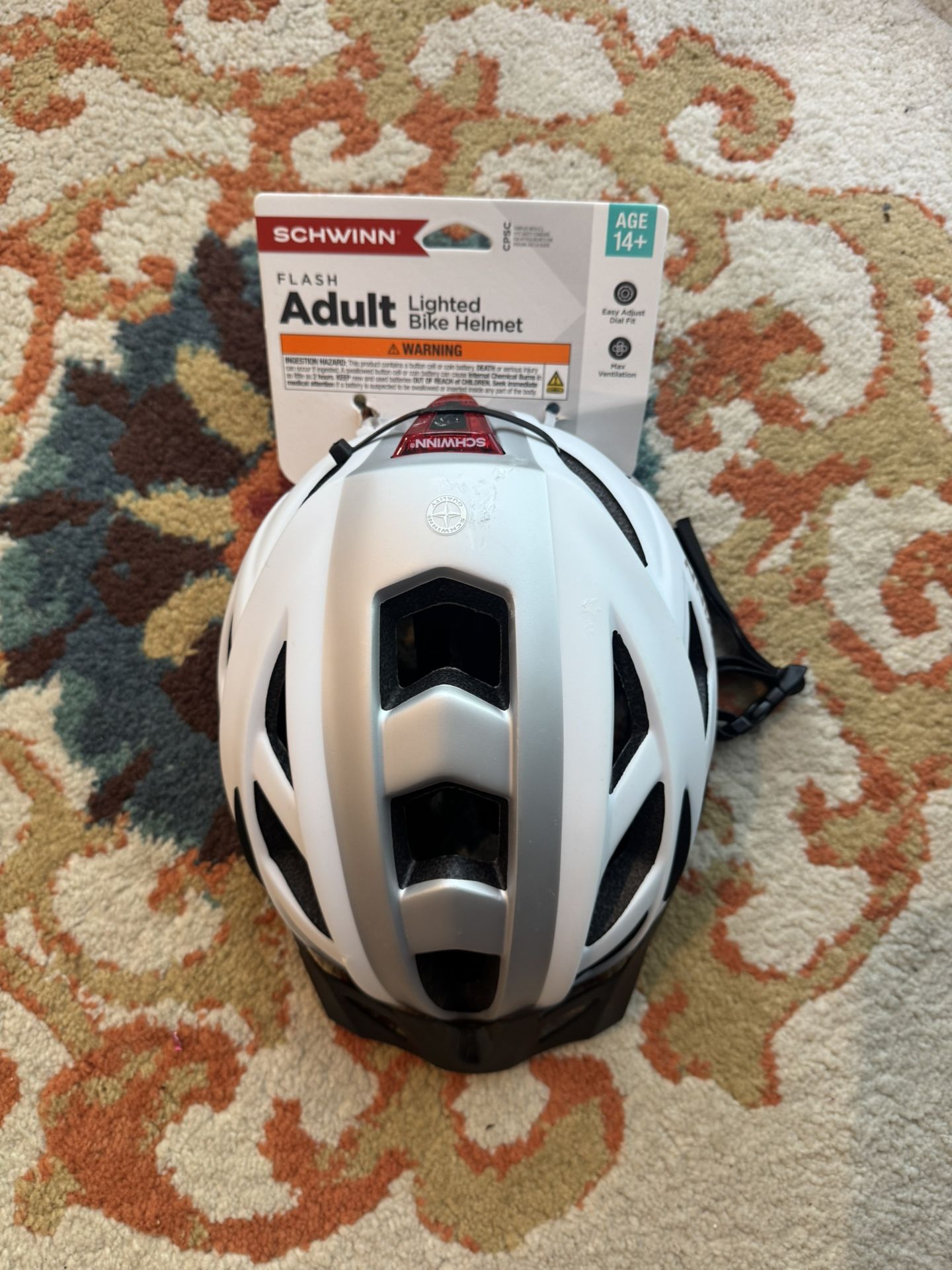 Adult Lighted Bike Helmet