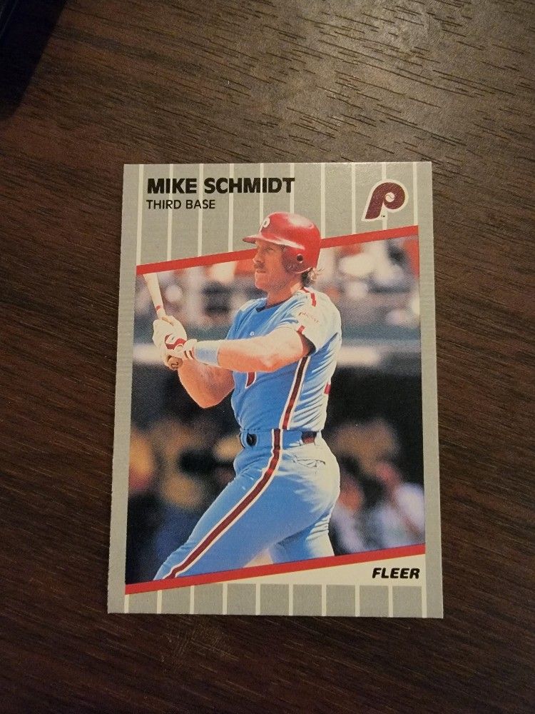 1989 Fleer - Mike Schmidt #582 NM