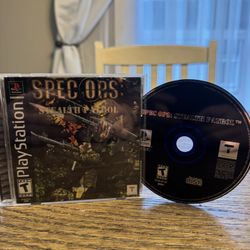 Spec Op Stealth Patrol, Black Label, Edition Playstation Game