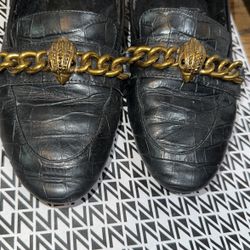 MAKE AN OFFER Kurt Geiger London Faux Fur Chain Smoking Slippers