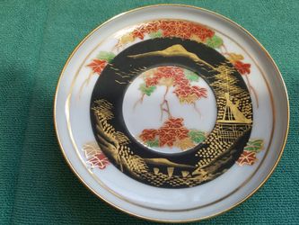 Hand painted saucer by Koshida Japan