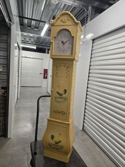 Rooster Grandfather Clock