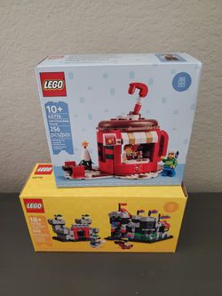Lego Hot Chocolate Stand 40776 & Mini Knights Castle 40775 GWP