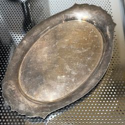 International Silver Plated Oval Dish