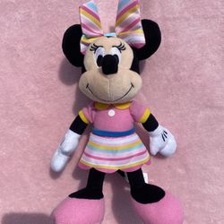 Disney Minnie Mouse Plush Stuffed Animal Toy Striped Dress 10 RARE! for  Sale in Floral Park, NY - OfferUp