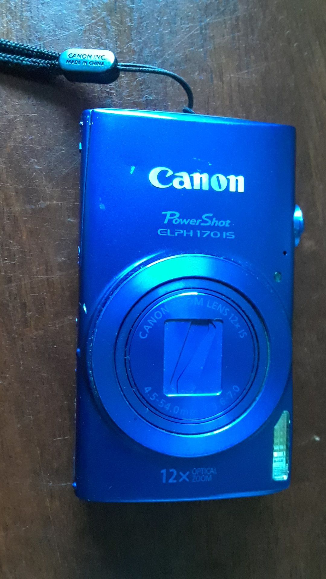Canon elph 170is digital camera