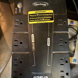 CyberPower - Standby 425 VA Desktop UPS - Black