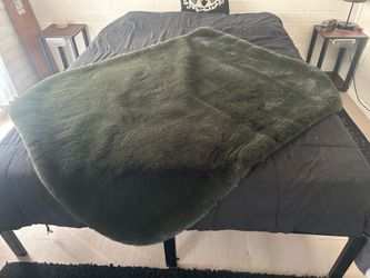 Faux mink throw - Potterybarn