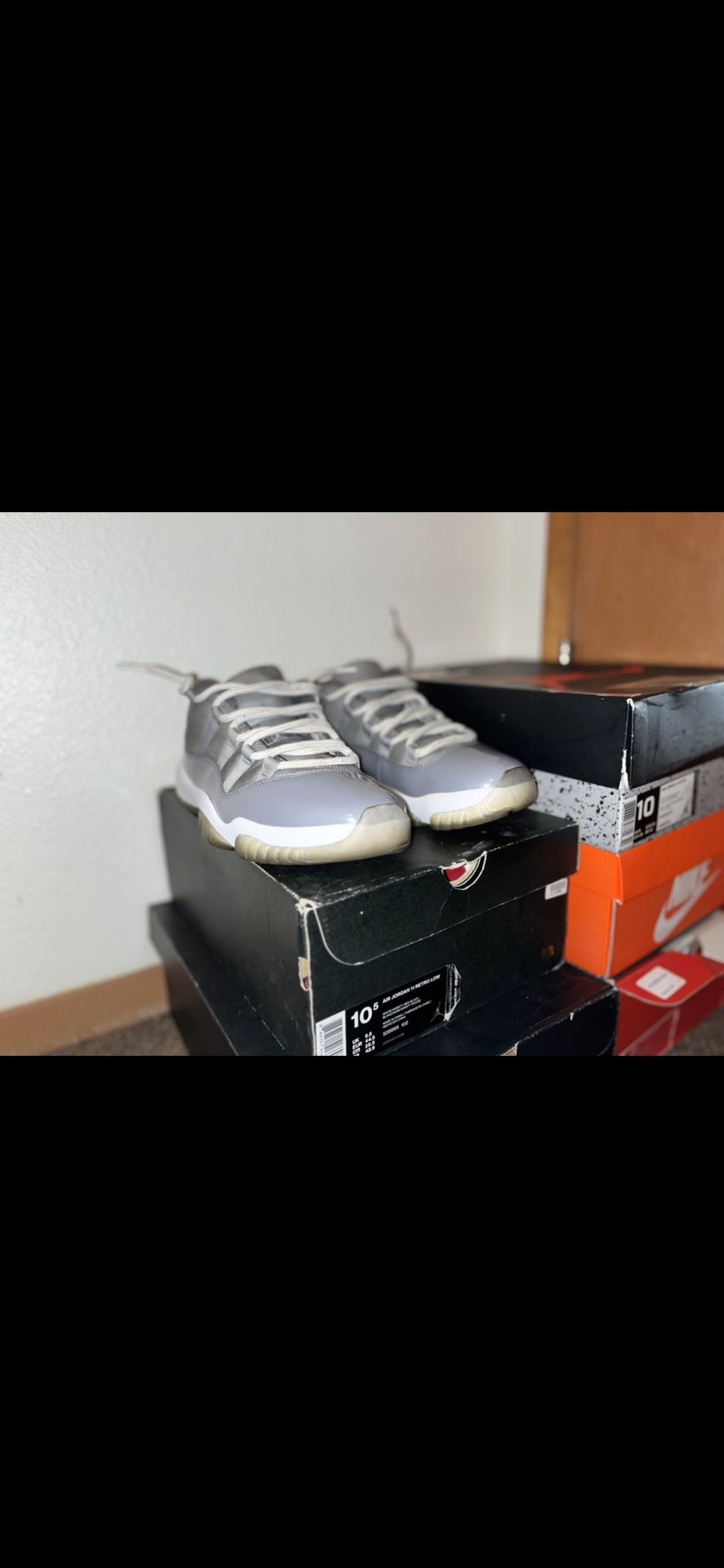 Jordan 11 Lows Cool Grey Samples