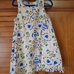 H & M Peach Floral dress, Size 3T