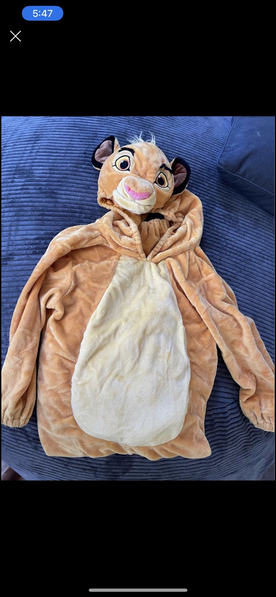 Disney 5t The Lion King Costume