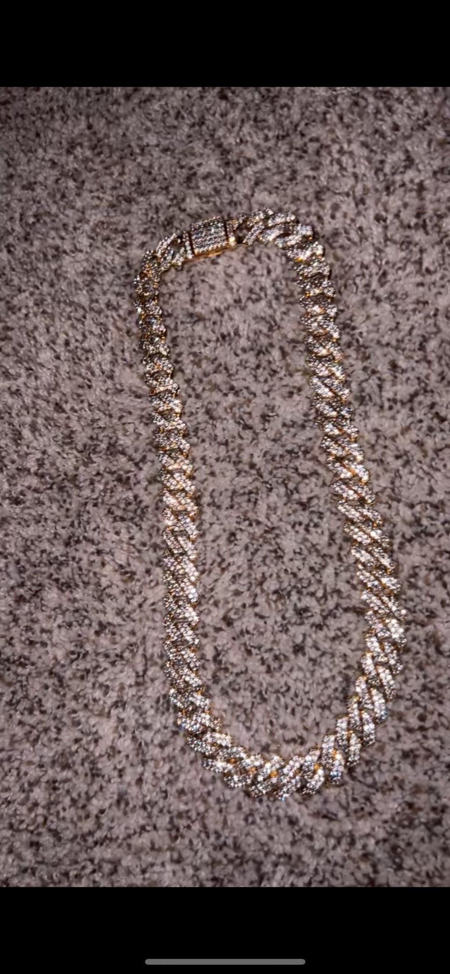 Gold Cuban Link Chain 18 Inch 