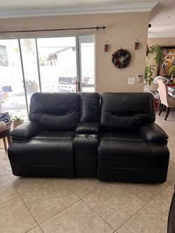 Leather Couch Set