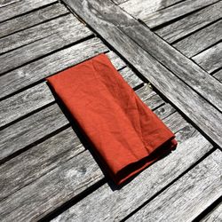 115 Burnt Orange Cloth Napkins 