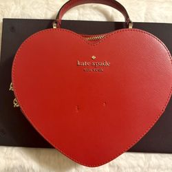 Kate Spade Red Heart Crossbody Purse 