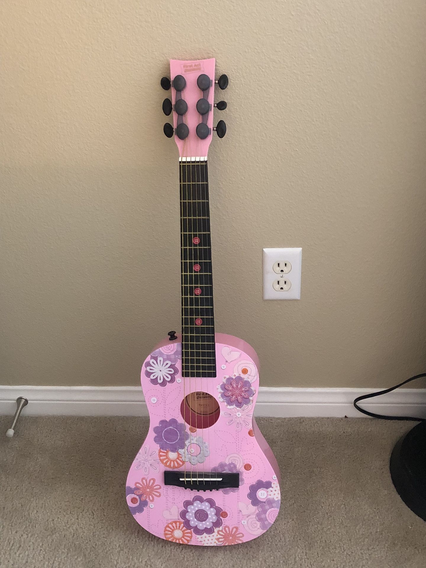 Pink Kids Guitar
